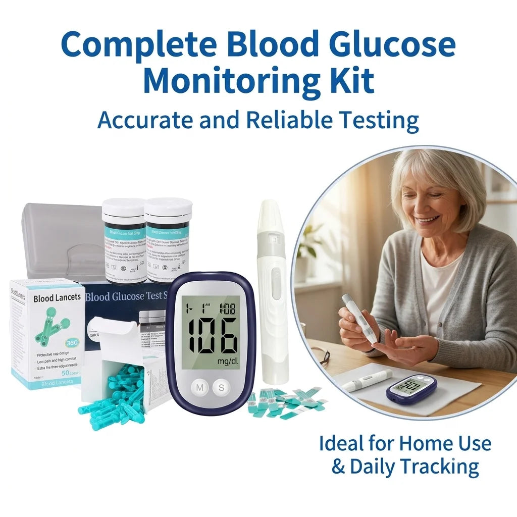 VivaChek Ino Blood Glucose Meter Kit VGM04 with Test Strips Blood Glucose Monitor Qst
