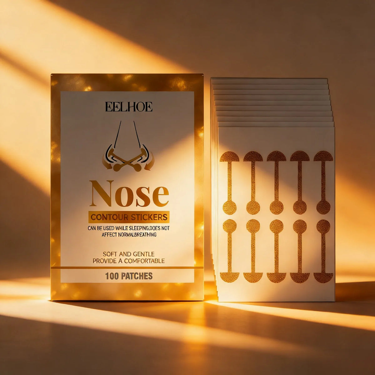 EELHOE Nose Contouring Sculpting Patches – Self-Adhesive Strips Nose Sculpting Patch Qst