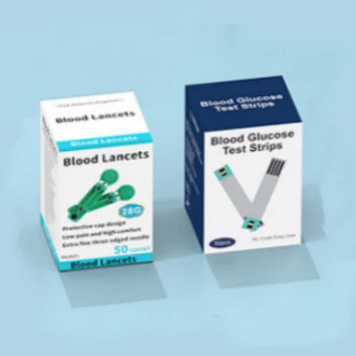 KE-B07 Blood Glucose Meter Kit – 50 Strips & 50 Lancets Blood Glucose Monitor Qst 50 paper 50 needles