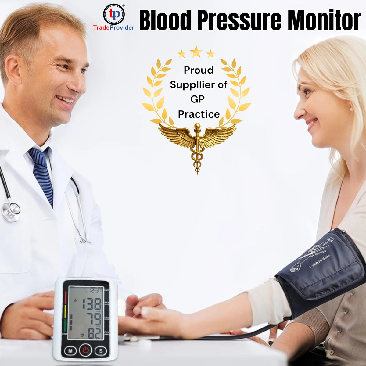 Upper Arm Digital Blood Pressure Monitor – Voice, LCD & 2×99 Memory Blood Pressure Monitor Qst