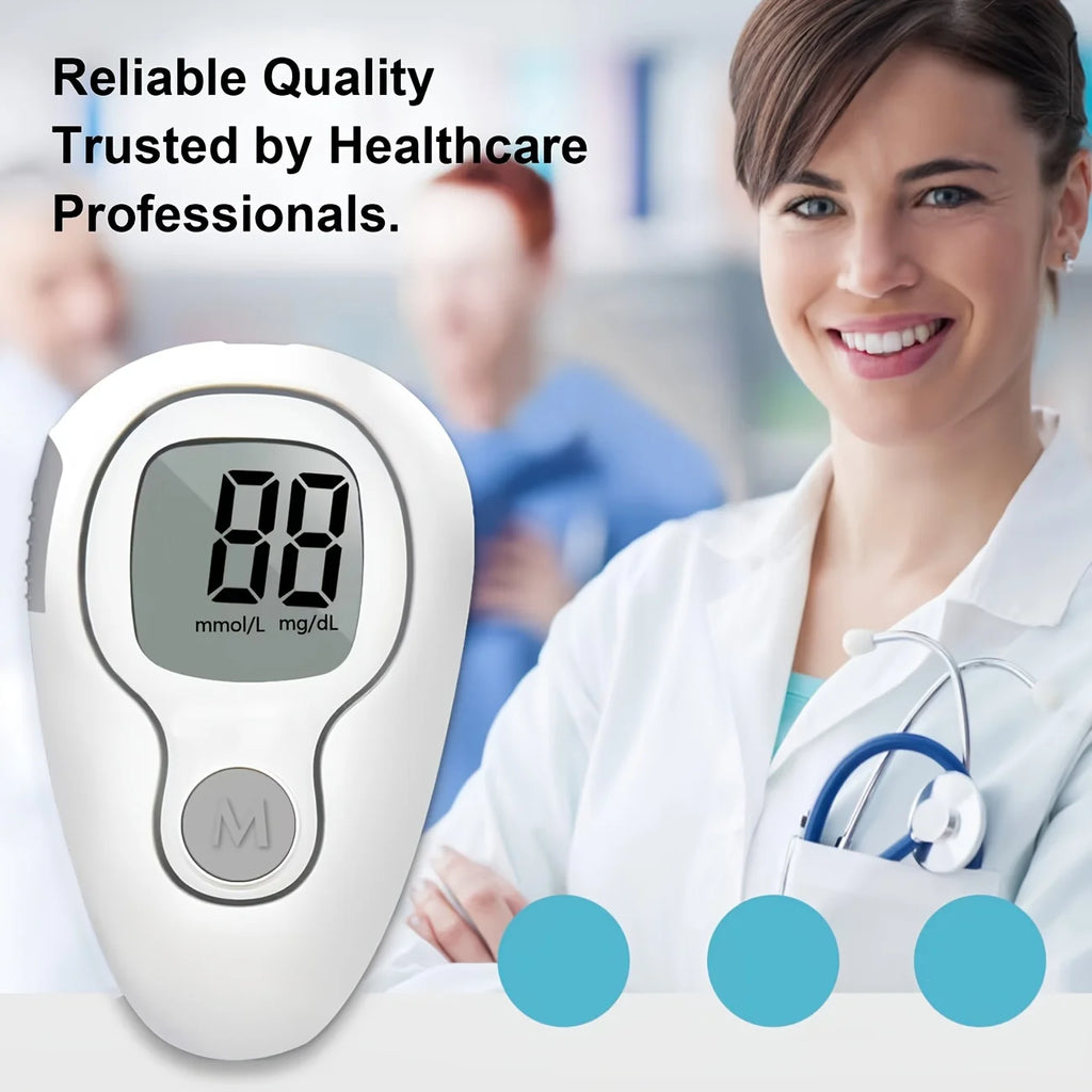 VivaGuard VGM04 Blood Glucose Monitor Kit – Auto-Coding 5s Blood Glucose Monitor Qst