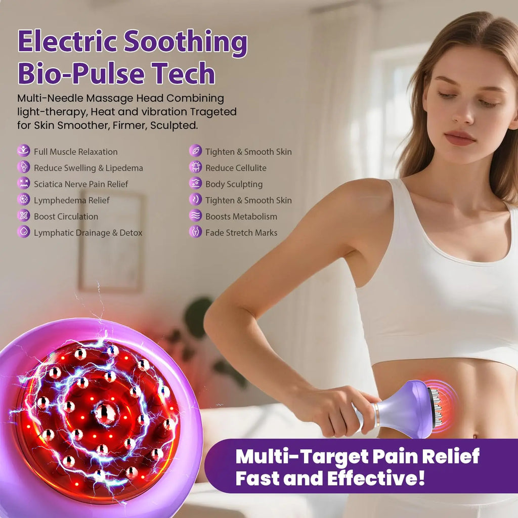 4-in-1 Electric Body Sculpting & Lymphatic Drainage Massager Body Sculpting Massager Qst