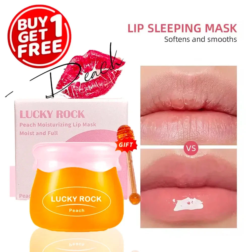 Honey Lip Mask Balm – Moisturizing, Exfoliating & Nourishing Lip Mask Balm Qme