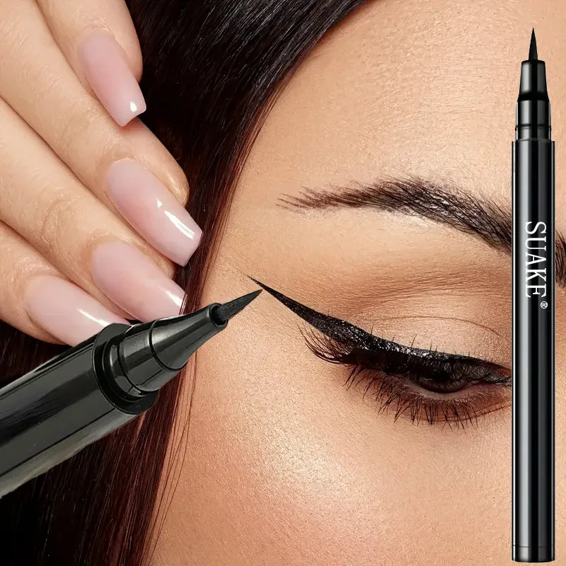 5-Piece Waterproof Liquid Eyeliner Set – Black, Long-Lasting Liquid Eyeliner Set Qme