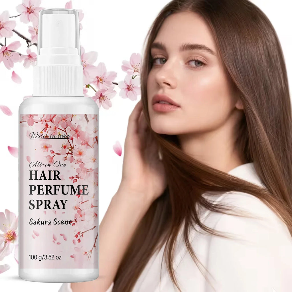 Sakura Hair Perfume Spray – Collagen Frizz-Smoothing Mist Hair Perfume Spray Qme