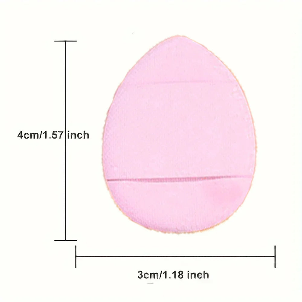 Mini Finger Puffs – Soft Pink Multi-Use Foundation Powder Sponge Makeup Sponge Applicator Qme