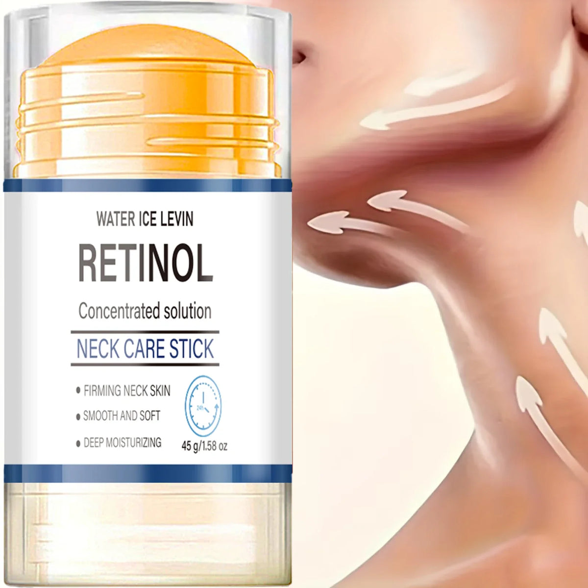 Turmeric Retinol Neck Care Stick – Firming & Moisturizing Neck Care Stick Qme