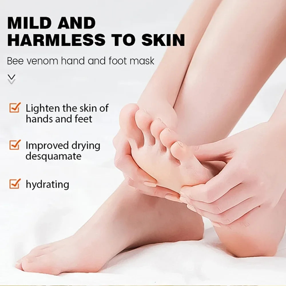 Bee Venom Hand & Foot Mask – Lavender & Ginger Infused Hand & Foot Mask Qme