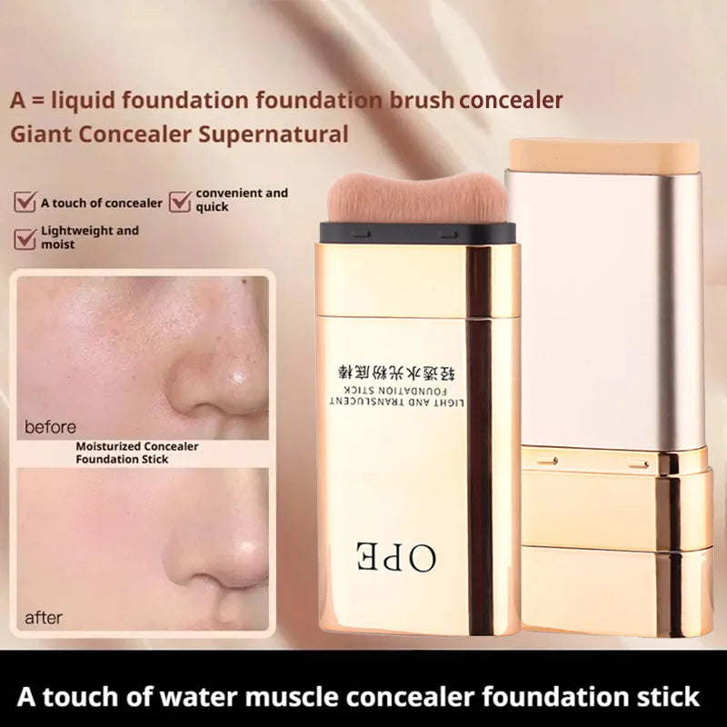 2-in-1 Foundation & Concealer Stick – Buildable Coverage | Qme Foundation Concealer Stick Qme