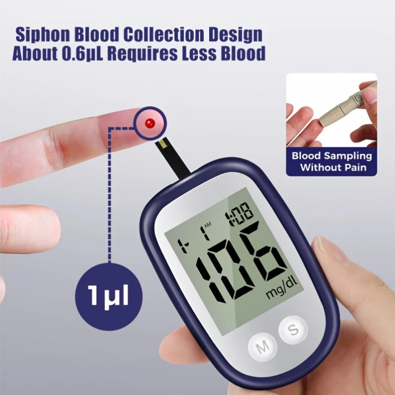 VivaChek Blood Glucose Monitor Kit with 50 Test Strips Blood Glucose Monitor Qst