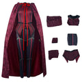 Scarlet Witch Cosplay Costume – Trench Jacket, Outfit & Mask Cosplay Costume Set Qme Full Set XXL