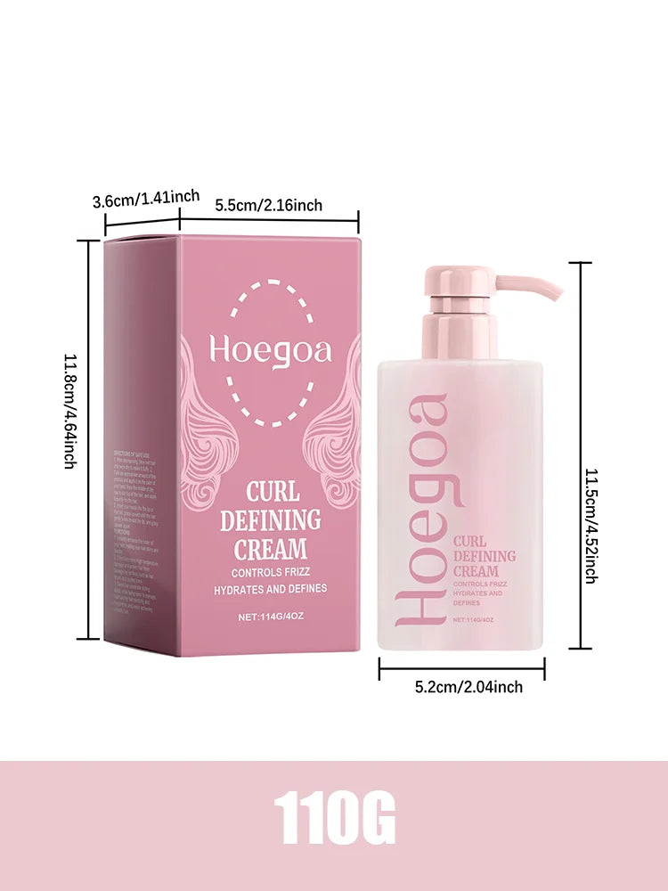 Hoegoa Curl Defining Cream – Shea Butter & Coconut Oil, 140g Curl Defining Cream Qst 110g