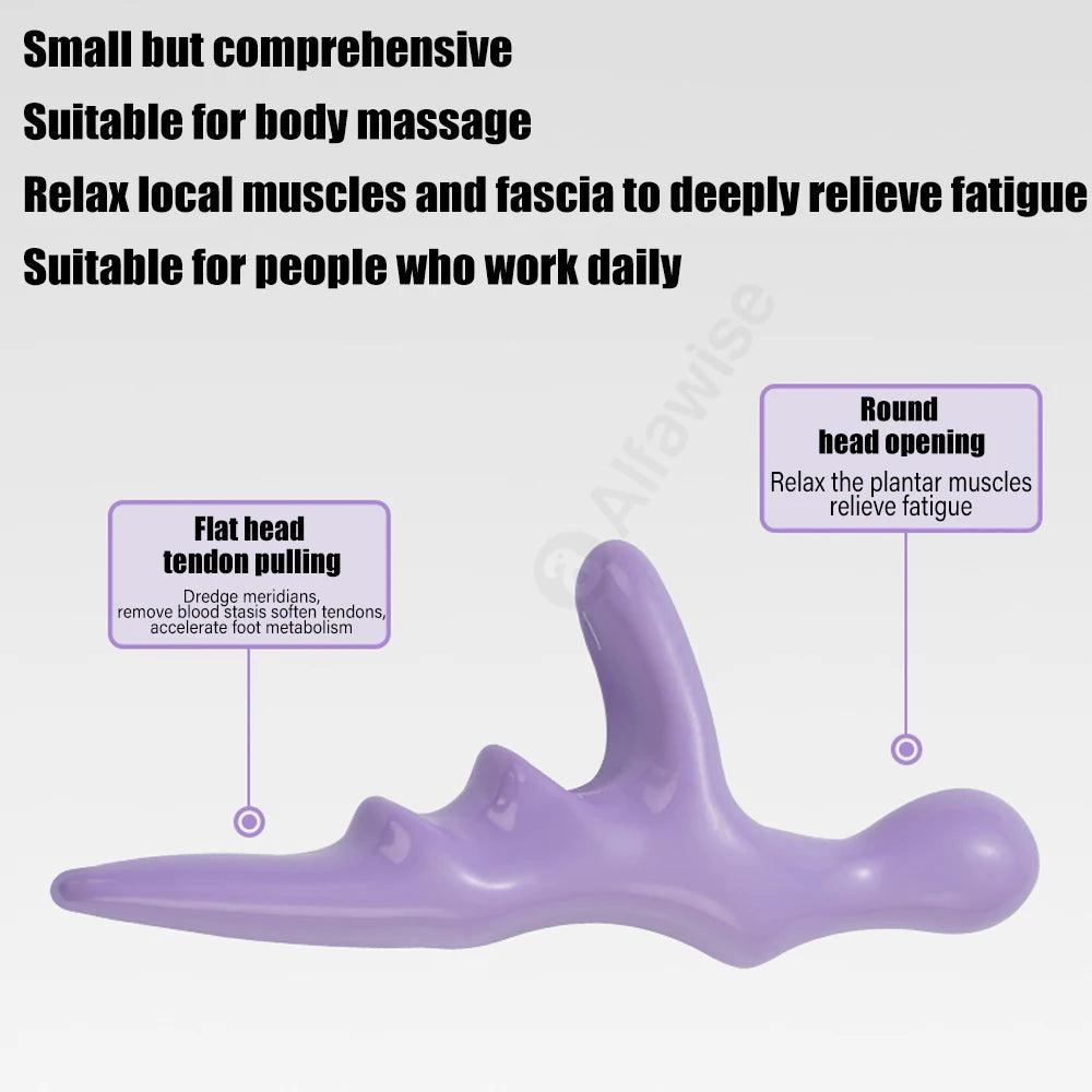 Acupressure Handheld Foot Massager – Trigger Point Body Tool Handheld Massager Qst