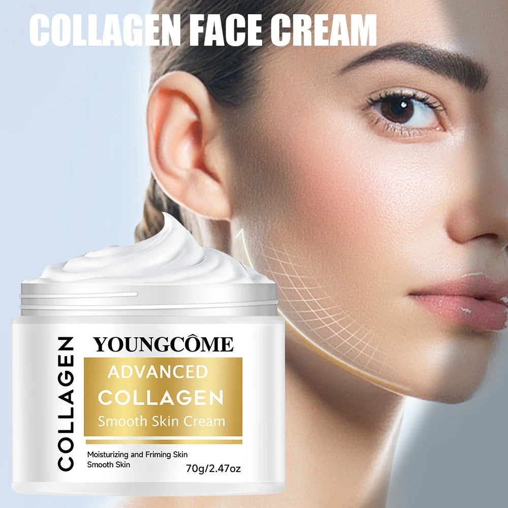 YOUNGCOME Retinol Firming Face Cream – Collagen & Niacinamide Face Moisturizer Cream Qst