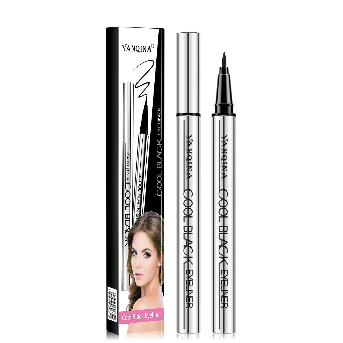 Qme Waterproof Liquid Eyeliner – Quick-Dry, Smudge-Proof Liquid Eyeliner Qme