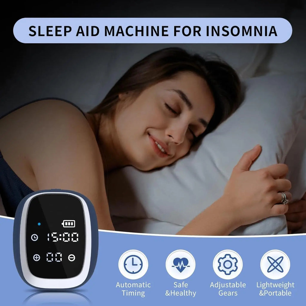 CES Cranial Electrotherapy Stimulation Device | Sleep & Calm Aid Electrotherapy Sleep Device Qst