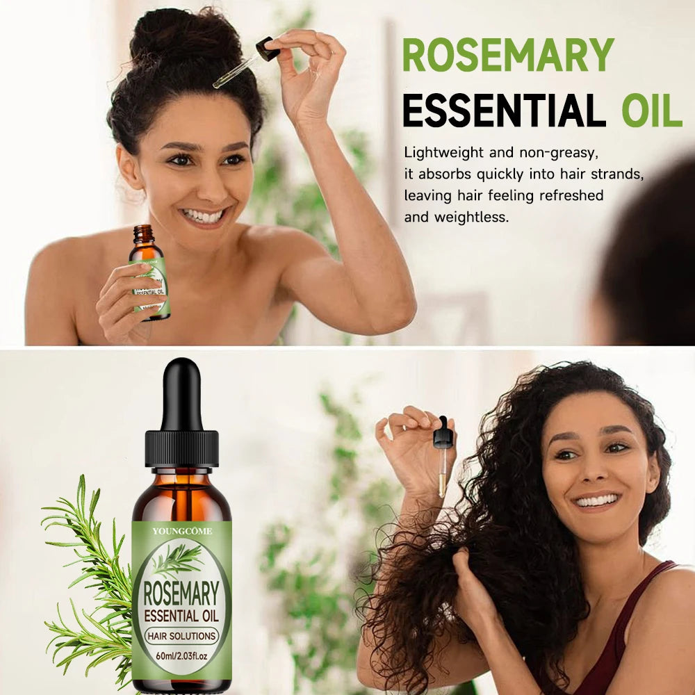 YOUNGCOME 5pc Rosemary Lavender Hair Care Set – Nourish & Smooth Hair Care Set Qst