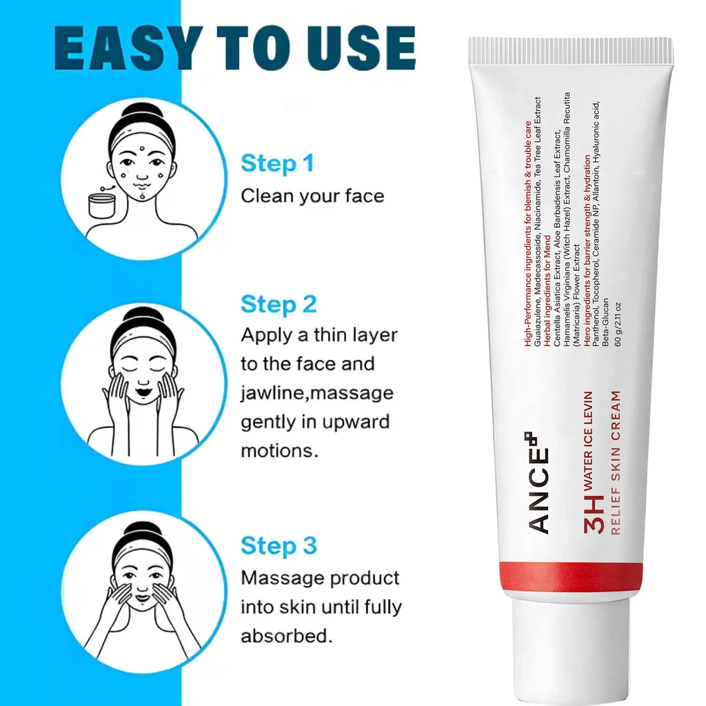 Niacinamide & Centella Face Cream – Hydrating Blemish Care Face Moisturizer Cream Qme