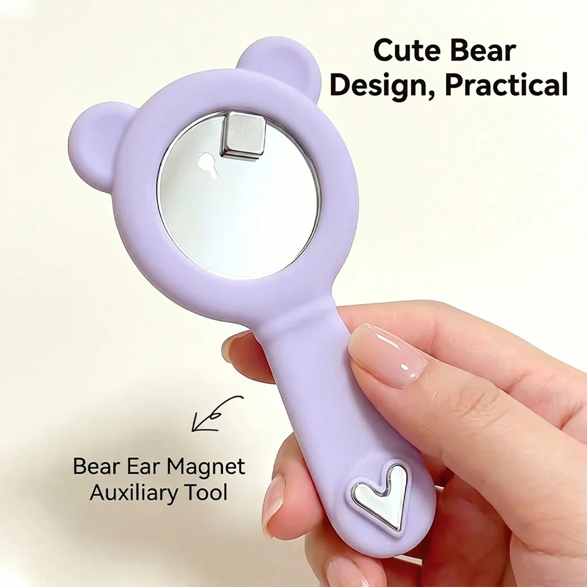 Double-Headed Bear Magnetic Nail Tool for Gel Polish Design Magnetic Nail Tool Qme