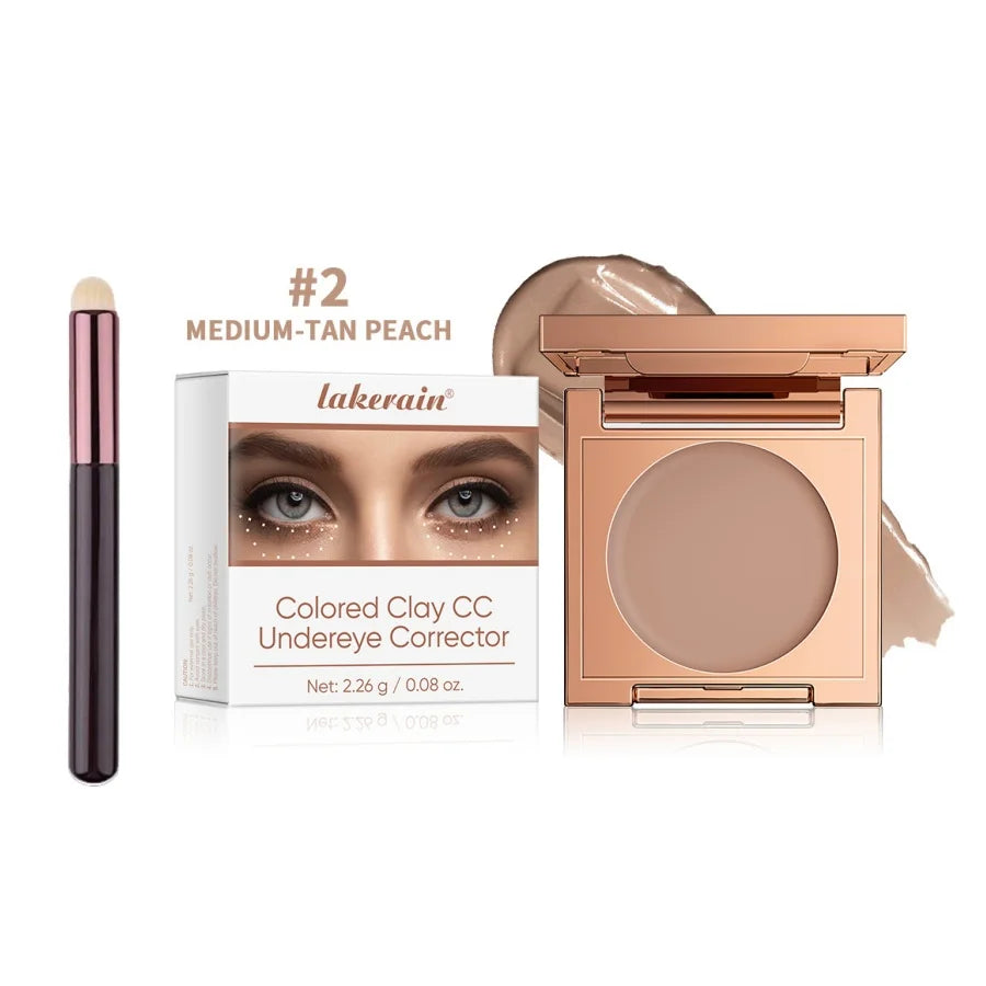 Eye Concealer Corrector with Brush – Moisturizing Coverage Eye Concealer Corrector Qst 02