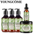 YOUNGCOME 5pc Rosemary Lavender Hair Care Set – Nourish & Smooth Hair Care Set Qst 5PCS