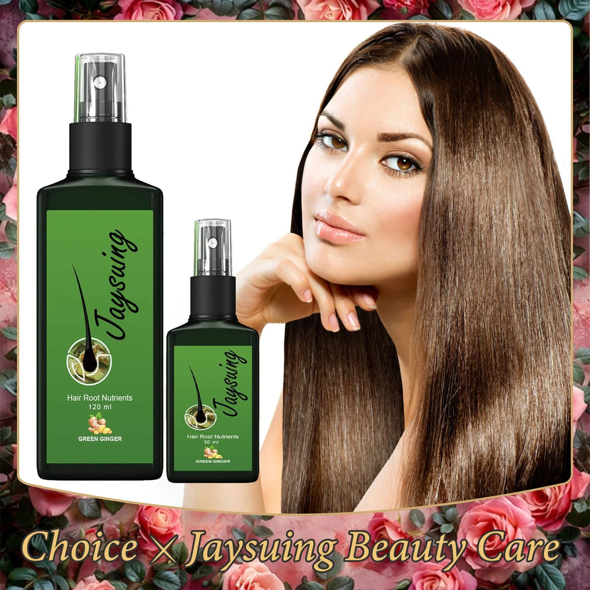 Ginger Hair Growth Spray – Scalp Nourishing Serum 30ml/120ml Hair Growth Serum Qst