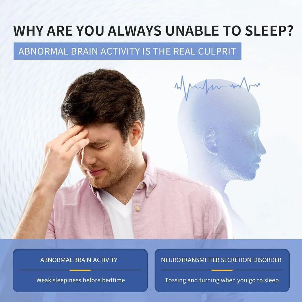 CES Cranial Electrotherapy Stimulation Device | Sleep & Calm Aid Electrotherapy Sleep Device Qst