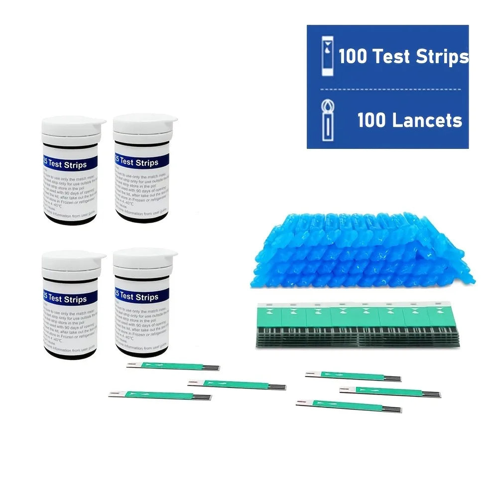 VivaGuard VGM04 Blood Glucose Monitor Kit – 50 Strips & Lancets Blood Glucose Monitor Qst