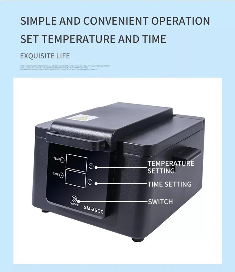 VamsLuna 2.6L Dry Heat Sterilizer Cabinet – Salon & Nail Tools Dry Heat Sterilizer Qst