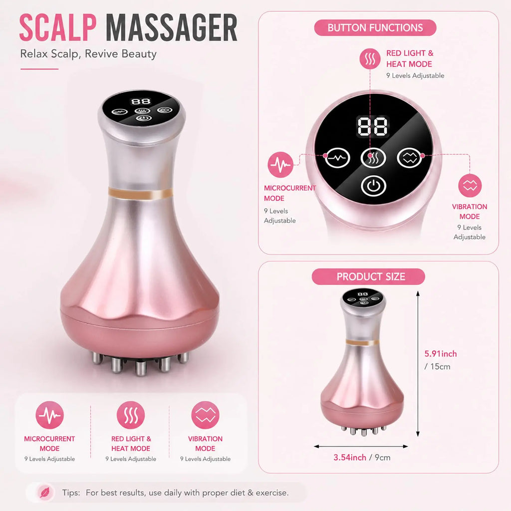 4-in-1 Cordless Body Massager – Red Light EMS Heat Body Massager Device Qst 1 set