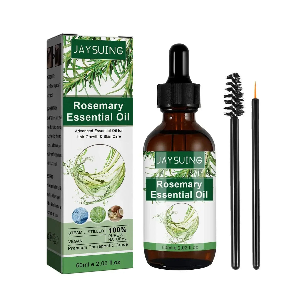 Rosemary Hair Growth & Lash Nourishing Essential Oil 60ml Hair Growth Oil Qst