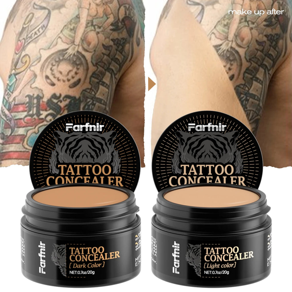 Waterproof Tattoo Concealer Cream – Full Coverage, All Skin Types Body Concealer Cream Qst