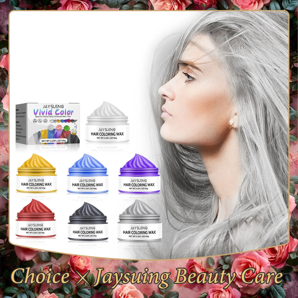 Temporary Hair Color Wax – Nourishing Styling Pomade 120g Hair Color Wax Qst