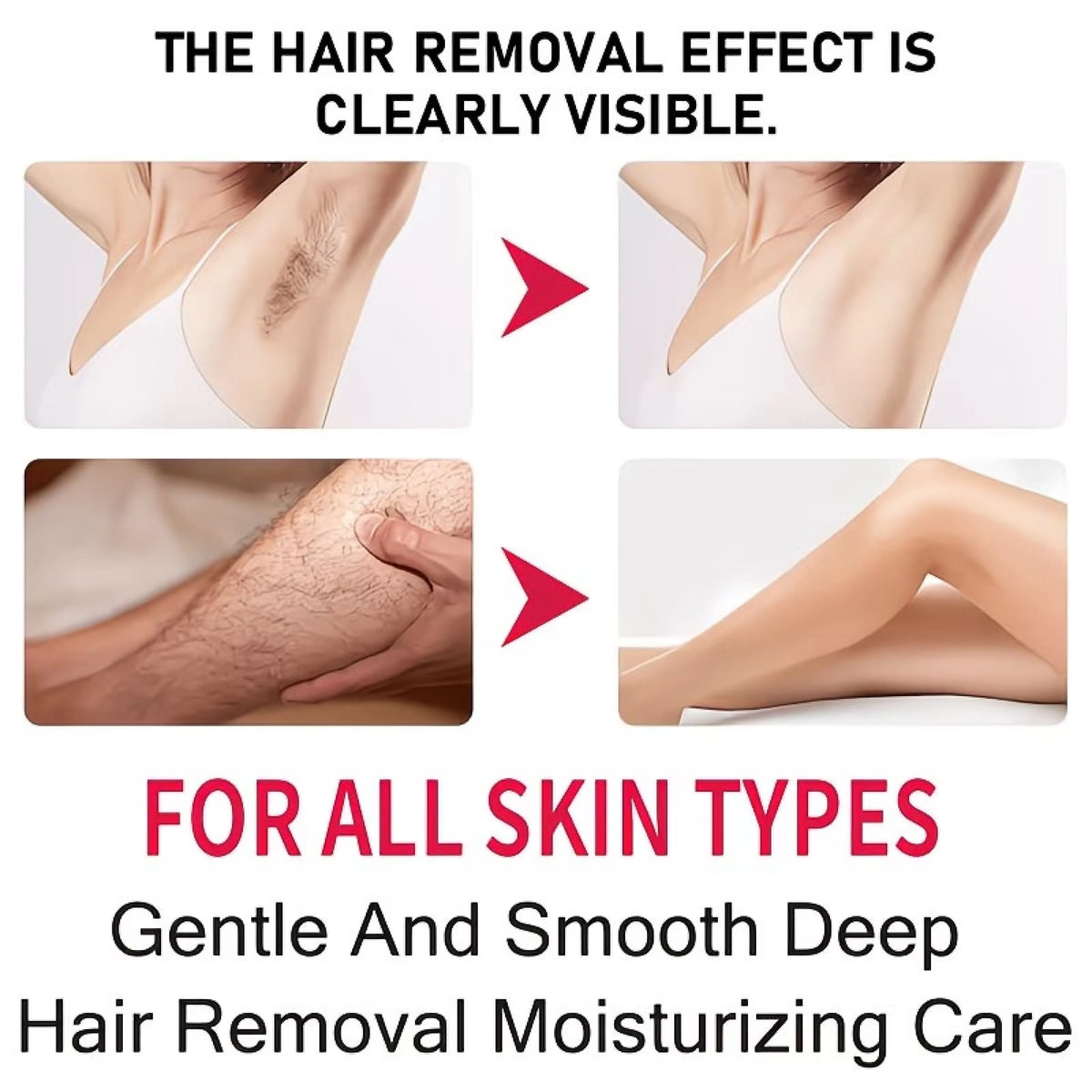 Strawberry Depilatory Cream – Hyaluronic Acid & Keratin Depilatory Cream Qme