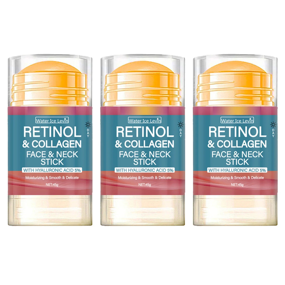 Retinol Face & Neck Firming Bar – Elasticity Treatment Retinol Treatment Bar Qme Three bottles