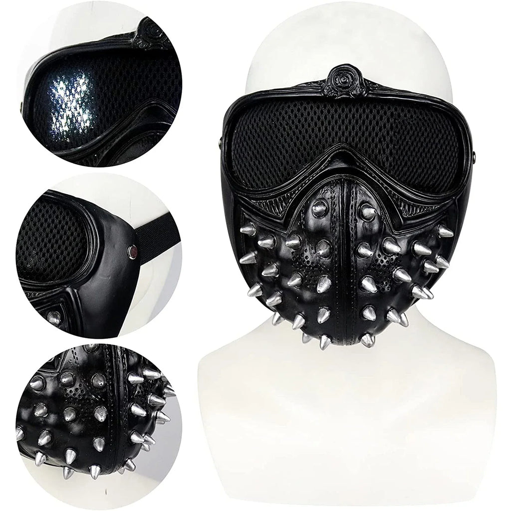 Watch Dogs 2 Wrench LED Cosplay Mask – 25 Expressions LED Cosplay Mask Qme Watch Dogs Mask