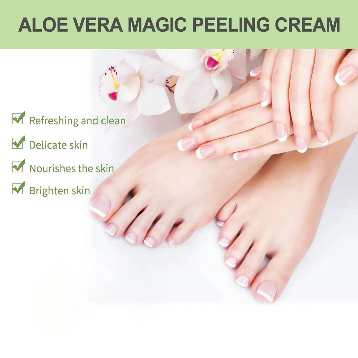 EELHOE Aloe Vera Exfoliating Face Scrub & Cleansing Cream 100g Facial Exfoliating Scrub Qst