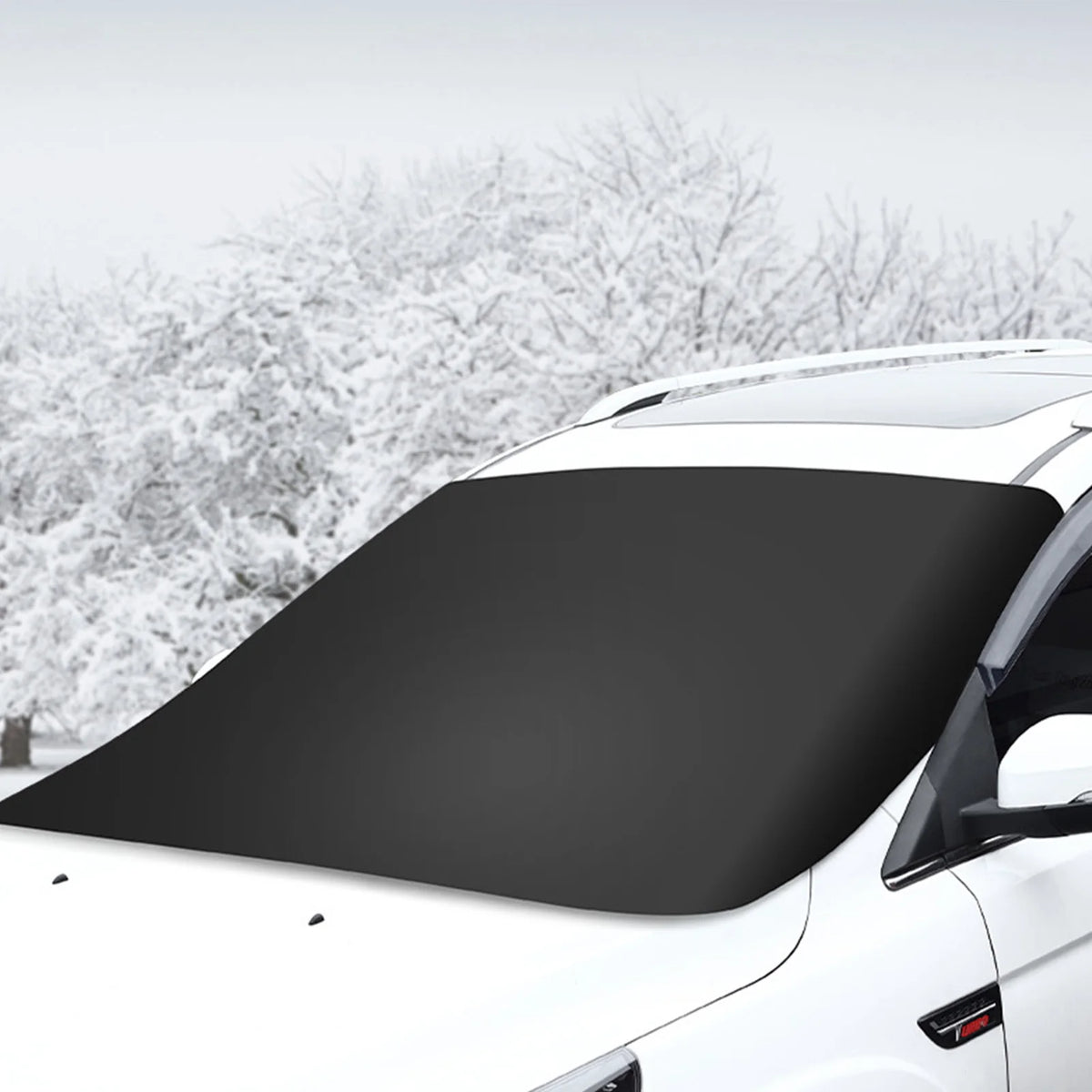 Magnetic Car Windshield Snow Cover & Sunshade – Universal Fit Car Windshield Cover Qst