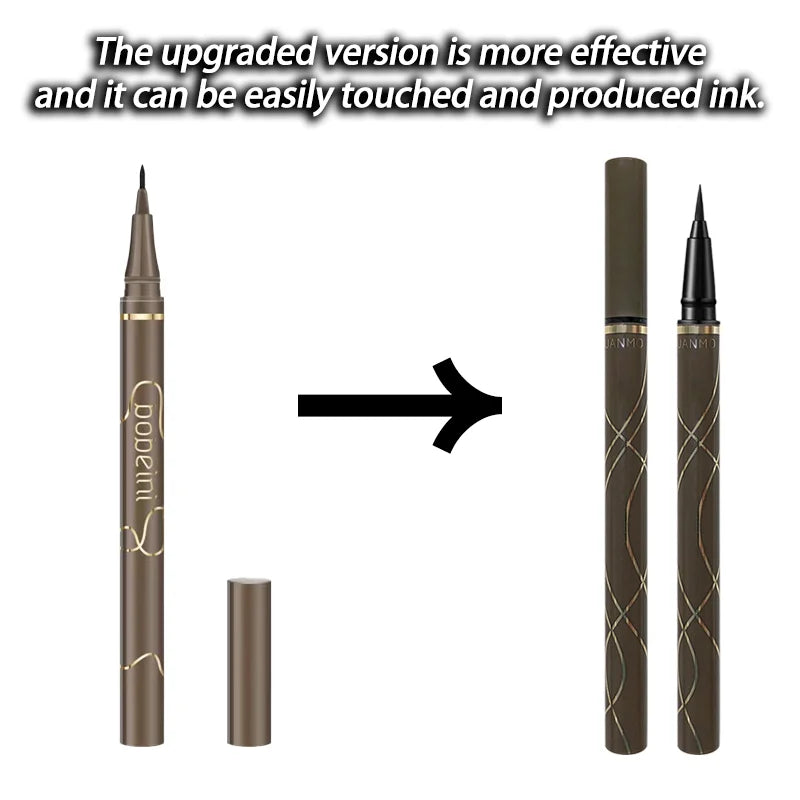 Ultra-Fine Waterproof Liquid Eyeliner | Smudge-Proof, Long-Lasting Liquid Eyeliner Qme
