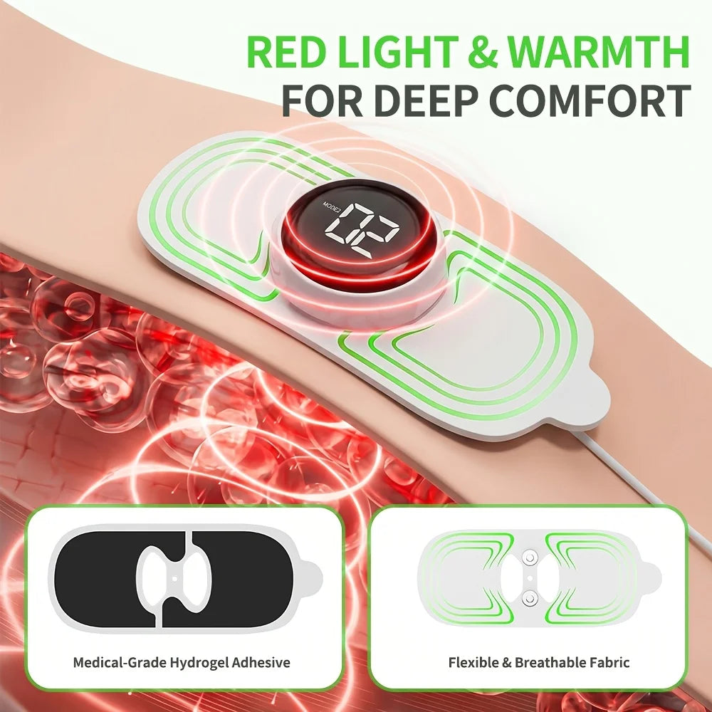 Electronic Pulse Body Massager – Red Light, 8 Modes, 30 Levels Electric Body Massager Qst