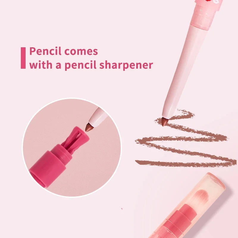 Waterproof Long-Lasting Lip Liner | Easy Apply, All-Day Wear Lip Liner Qme