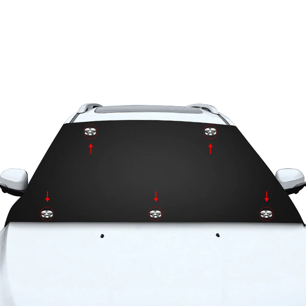 Magnetic Car Windshield Snow Cover & Sunshade – Universal Fit Car Windshield Cover Qst