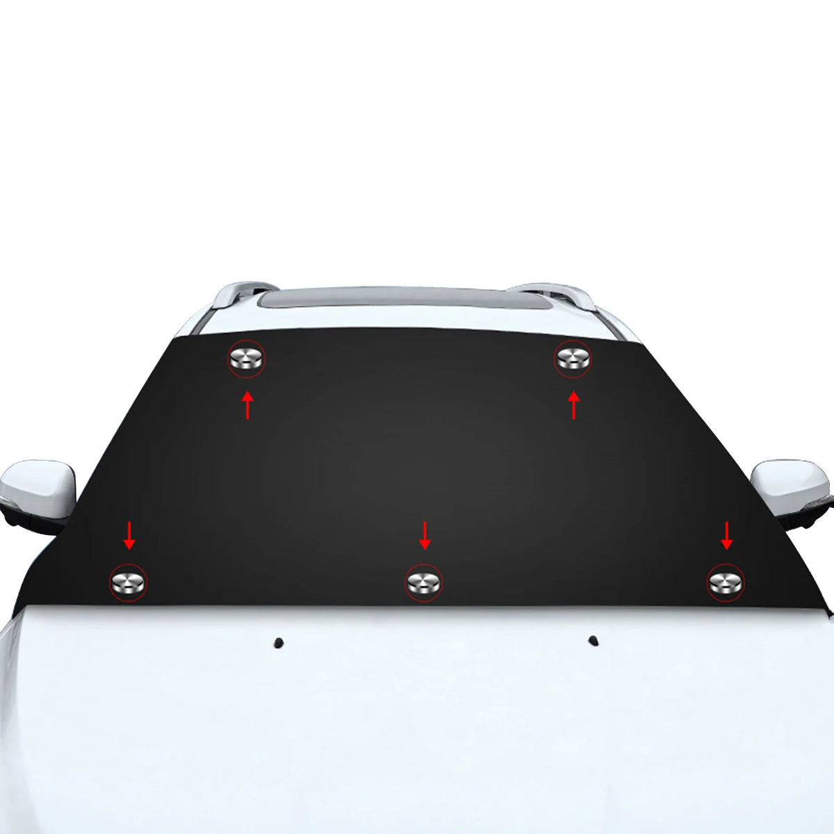 Magnetic Car Windshield Snow Cover & Sunshade – Universal Fit Car Windshield Cover Qst