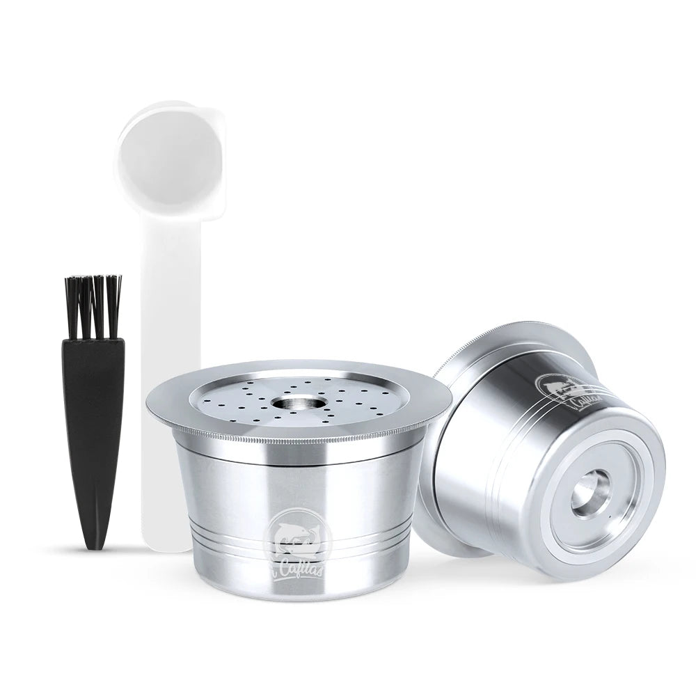 Reusable Stainless Steel Coffee Capsule for Caffitaly & K-Fee Refillable Coffee Capsule Qst 2C