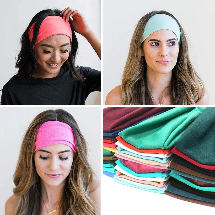 Women's Cotton Turban Twist Headband – 20 Colors Turban Twist Headband Qme
