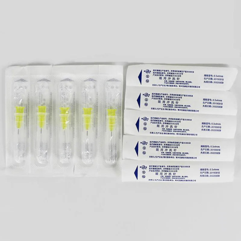 100pcs 30G Disposable Cosmetic Micro Needles 4mm 13mm 25mm Cosmetic Micro Needles Qst