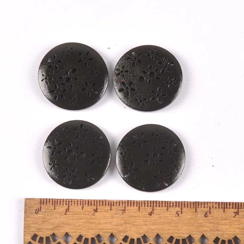 Retro Mixed Wood Buttons for Sewing & DIY Crafts | 20pcs Wood Craft Buttons Qme