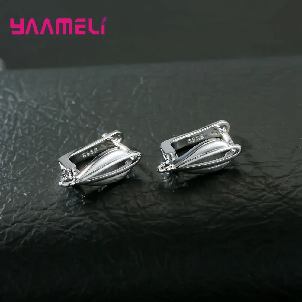 S925 Sterling Silver Leverback Earwire Findings – 27 Styles Earring Findings Qme