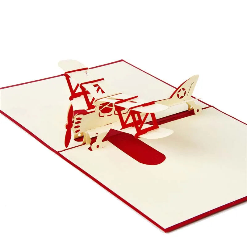 3D Pop-Up Graduation Greeting Card – Train, Aircraft & Sailboat Pop-Up Greeting Card Qme