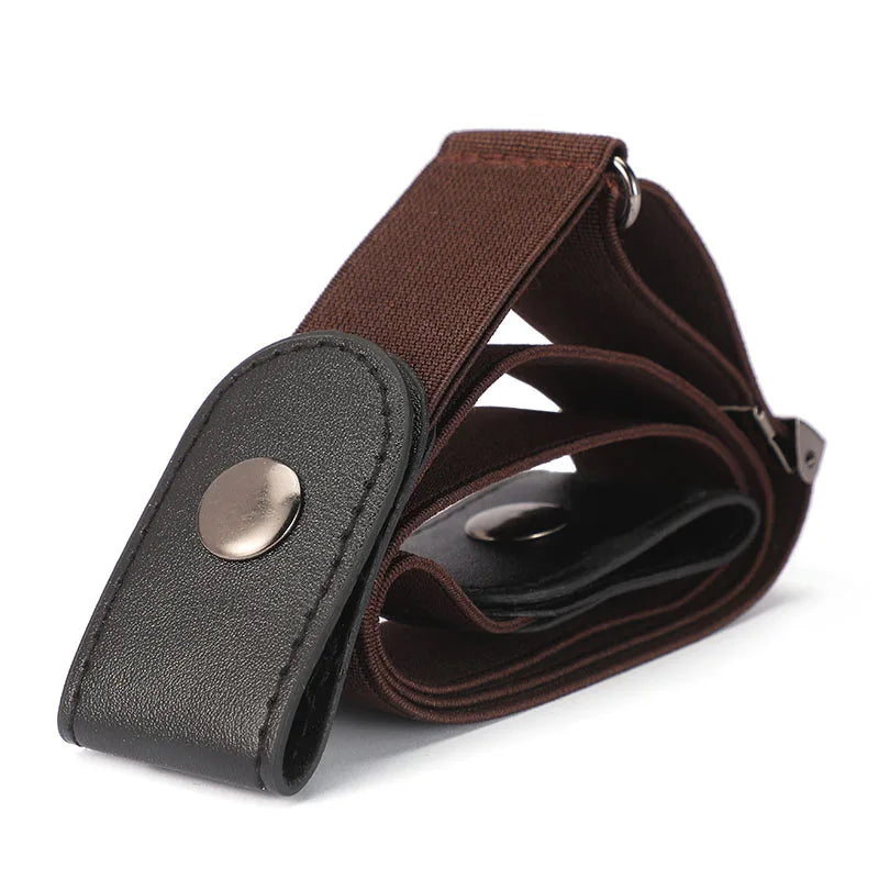 Buckle-Free Stretch Elastic Waist Belt – Women & Men Elastic Waist Belt Qme